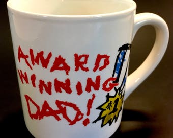 Vintage Ceramic Coffee Mug for Your Award Winning Dad