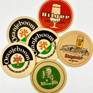 Vintage European Scandinavian Norwegian German Beer Coasters | Cardboard Beer Coasters | Vintage Beer Ephemera | Collectible Advertising