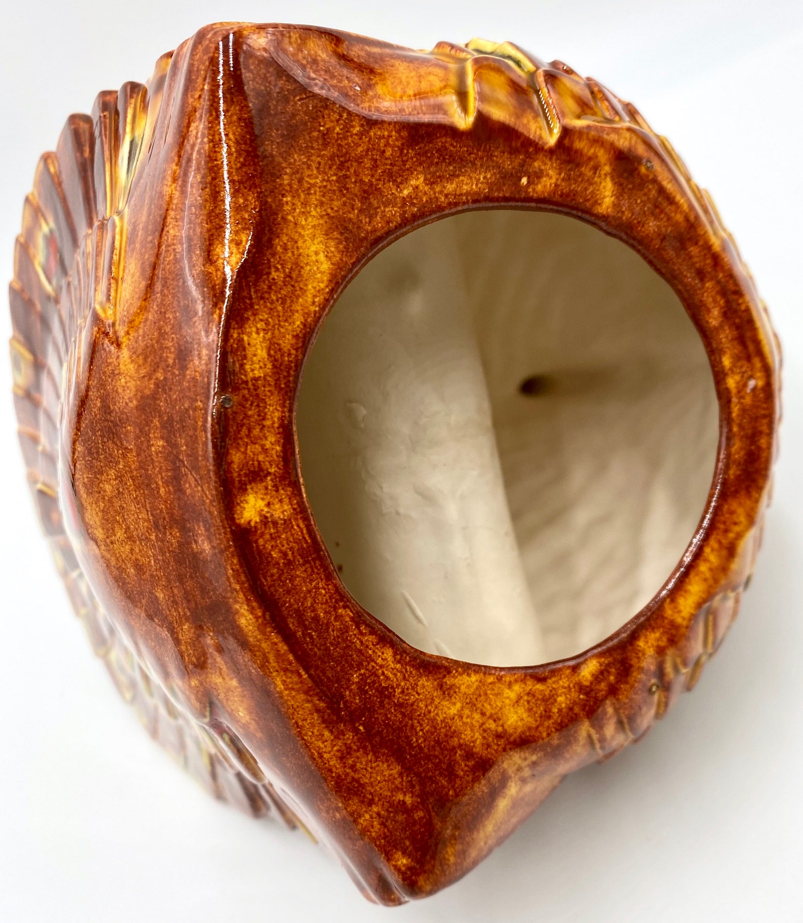 Vintage Ceramic Turkey Napkin Holder Retro Mid Century Etsy