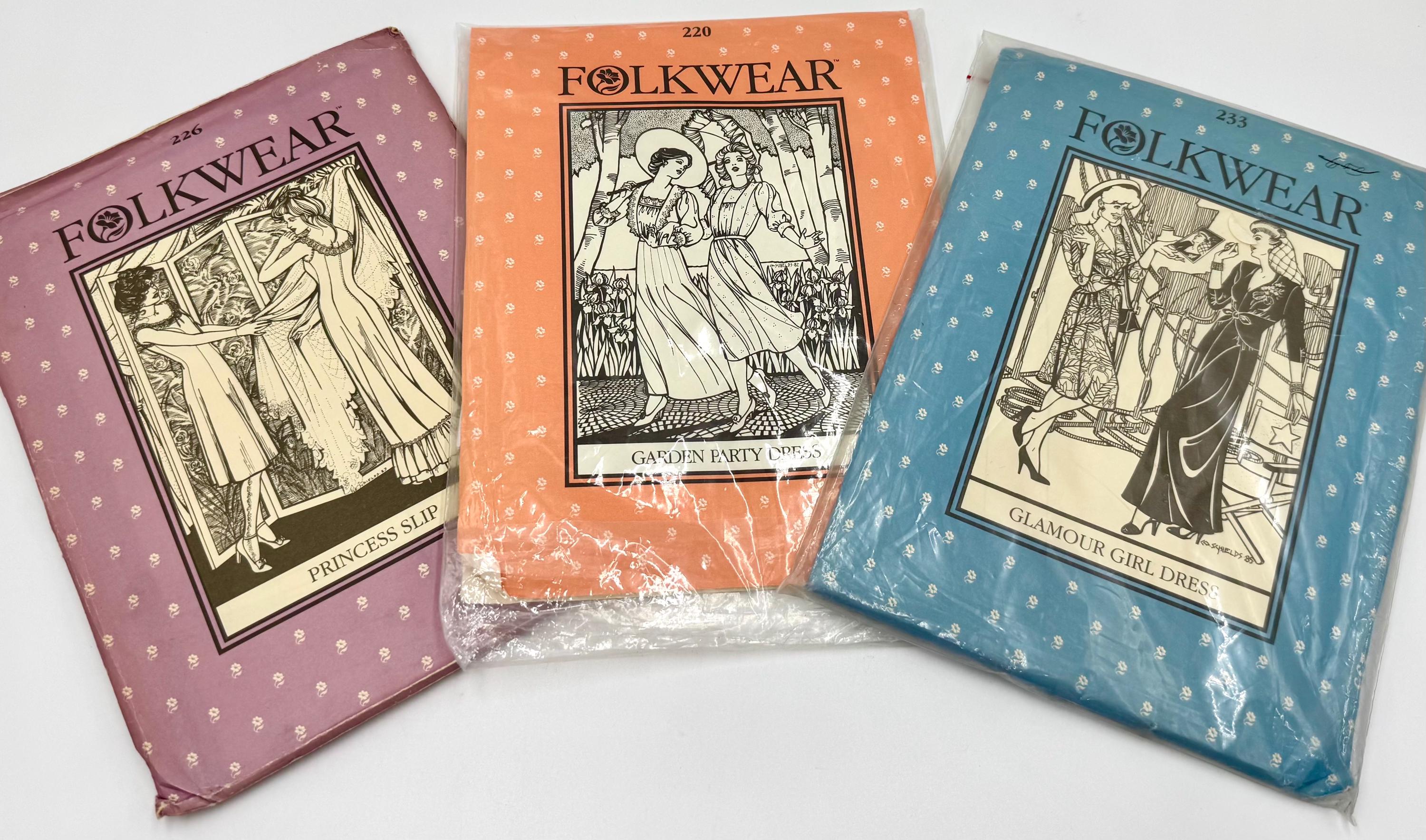 Vintage Folkwear Sewing Patterns | Garden Party Dress | Princess Slip |  Glamour Girl Dress | Costume Patterns | Theater Costumes | UNCUT - Etsy
