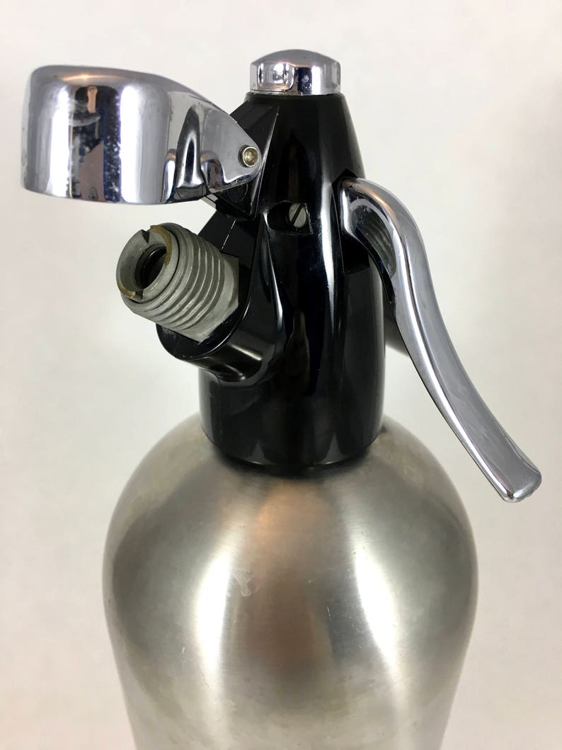 Vintage Retro BOC Soda Siphon Seltzer Bottle Stainless Steel Etsy