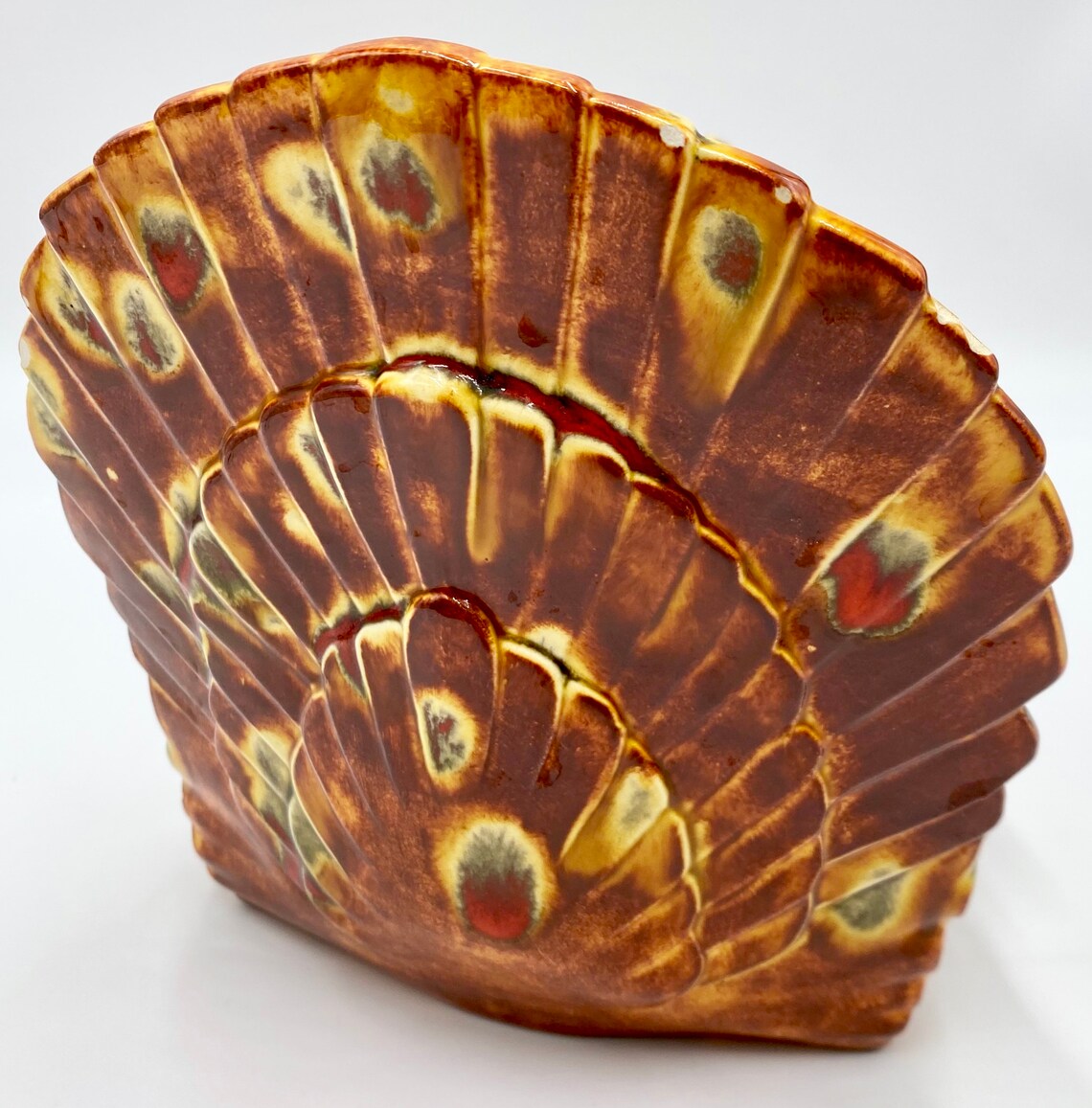 Vintage Ceramic Turkey Napkin Holder Retro Mid Century Etsy