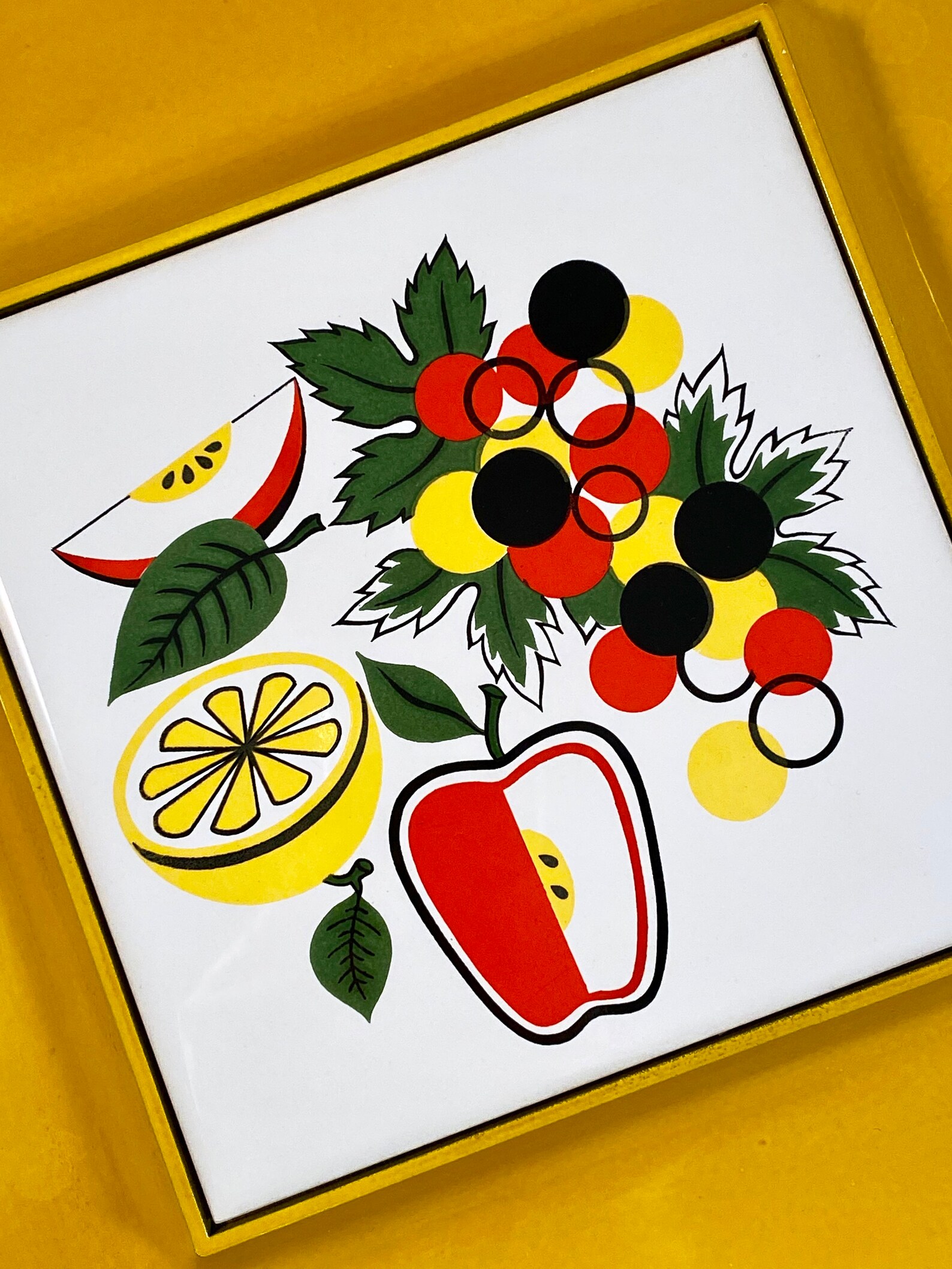 Retro Cheese and Cracker Tray Lacquered Snack Serving Tray Etsy