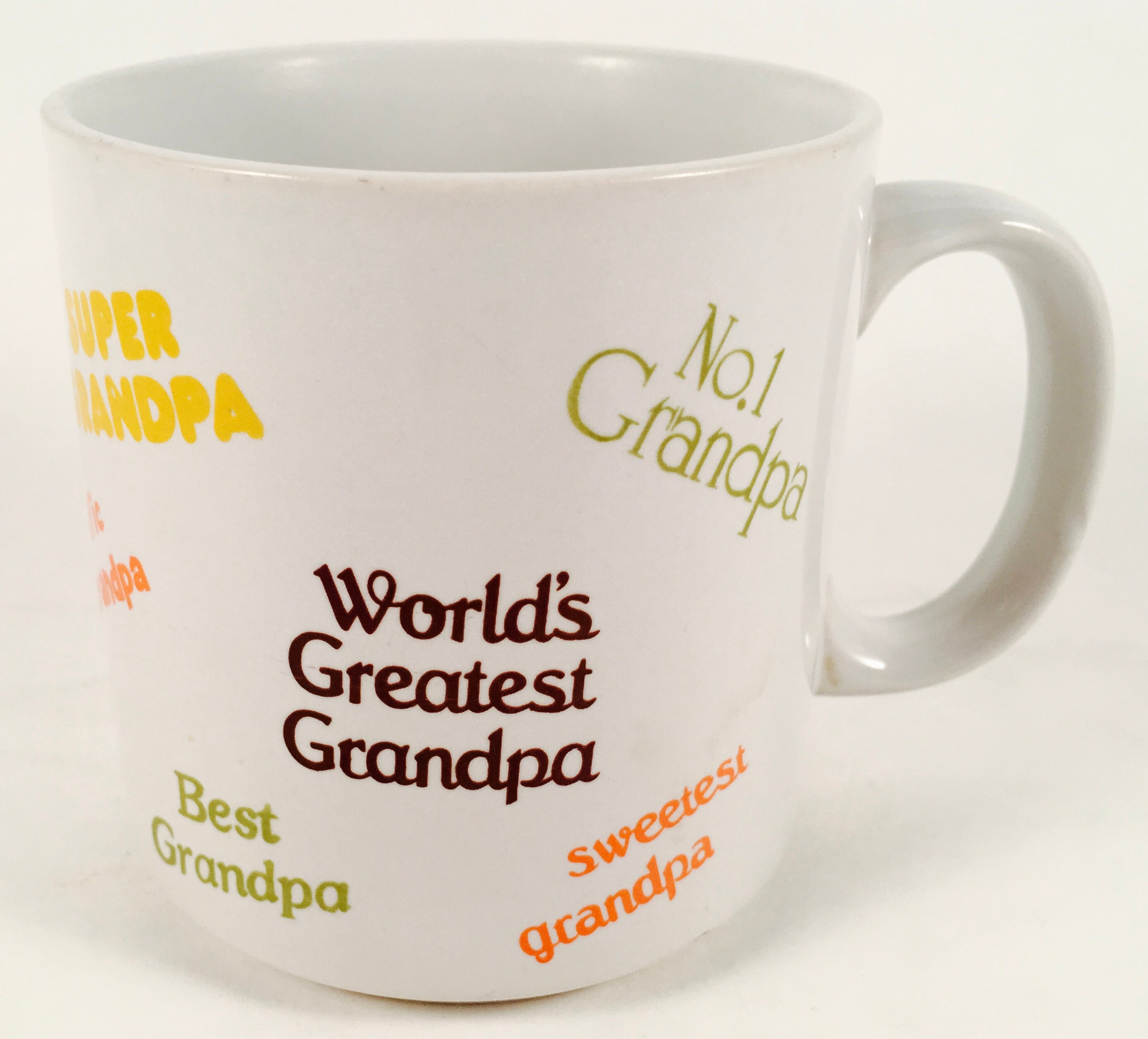 Vintage Retro World's Greatest Grandpa Coffee Mug 1 Etsy