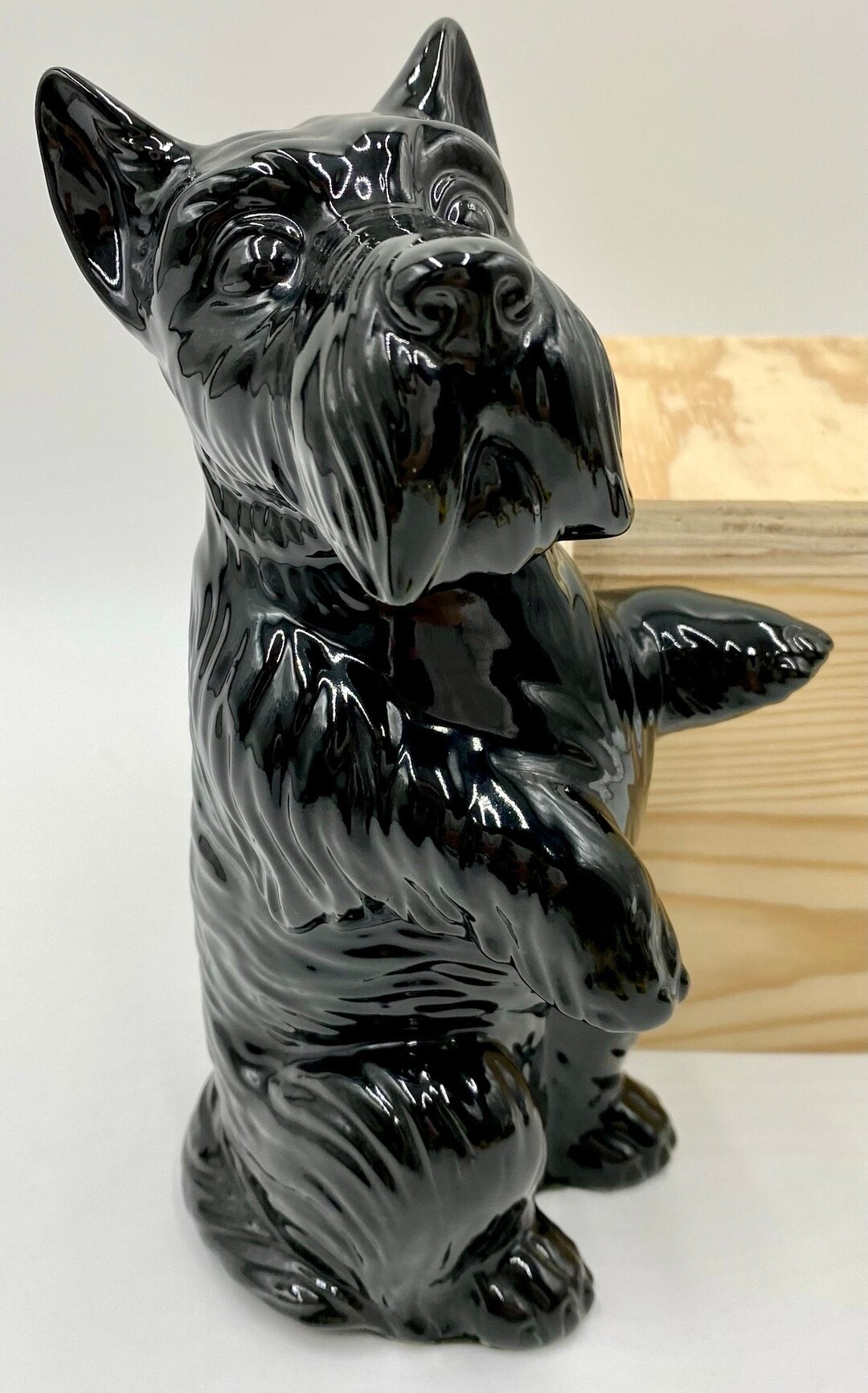 Darling Vintage Ceramic Scotty Dog Statue Scottie Dog Decor Scottish