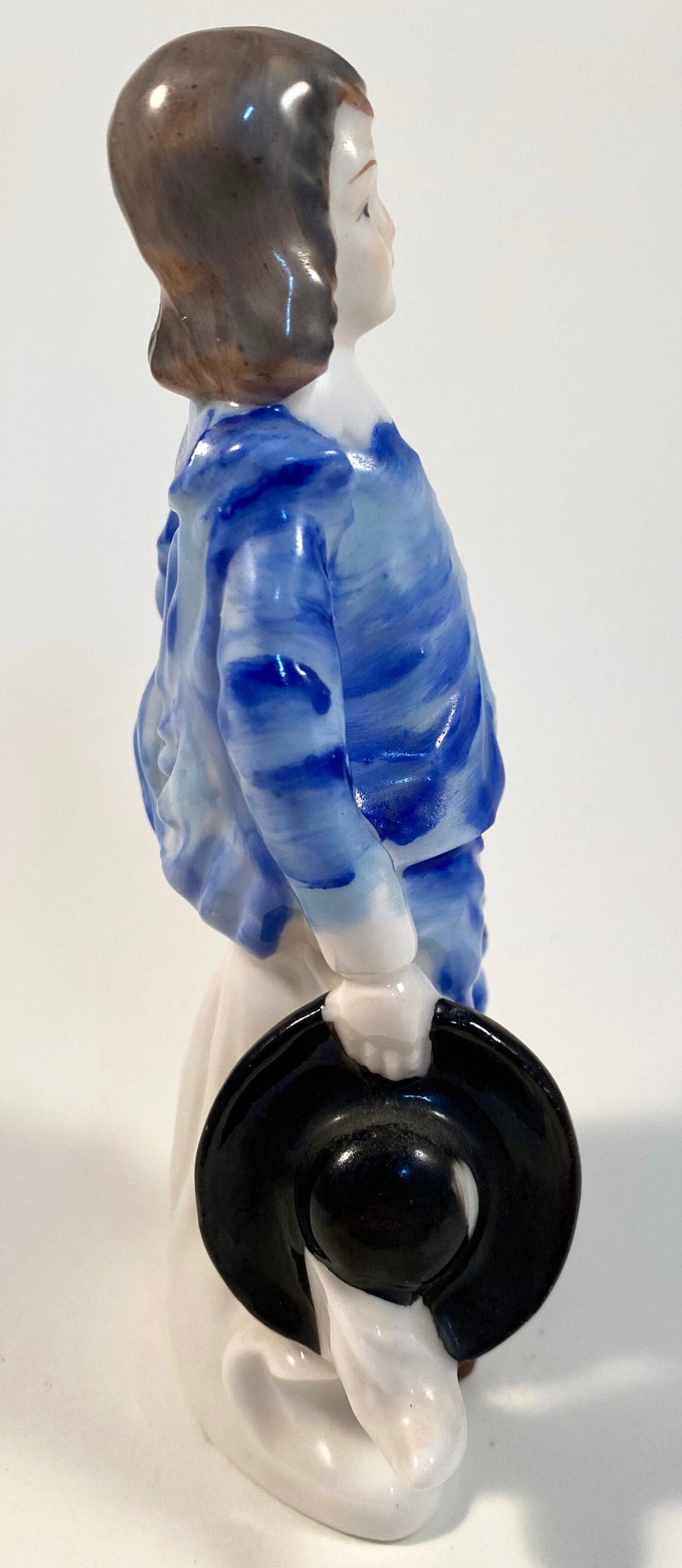 Vintage Blue Boy Figurine Ceramic Porcelain Blue Boy Etsy