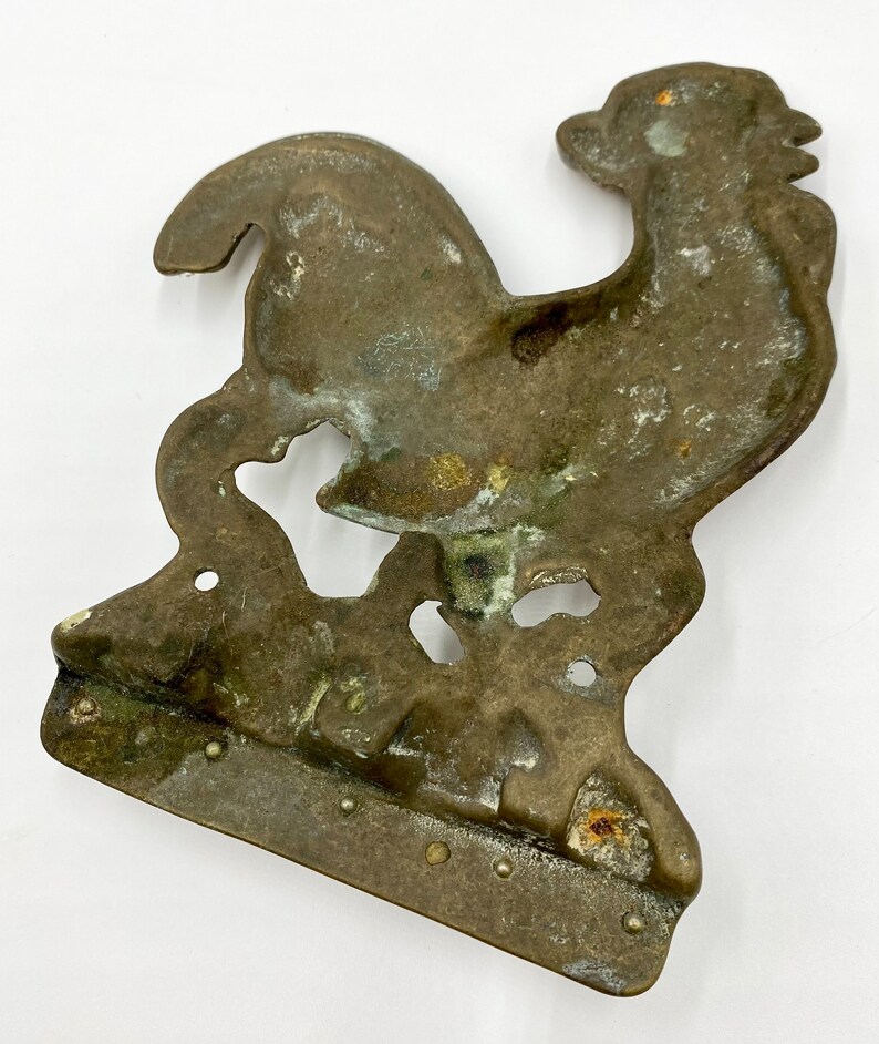 Roaster Key Rack Vintage Brass Chicken Rooster Key Holder | Key Hooks | Wall Hung Key ...