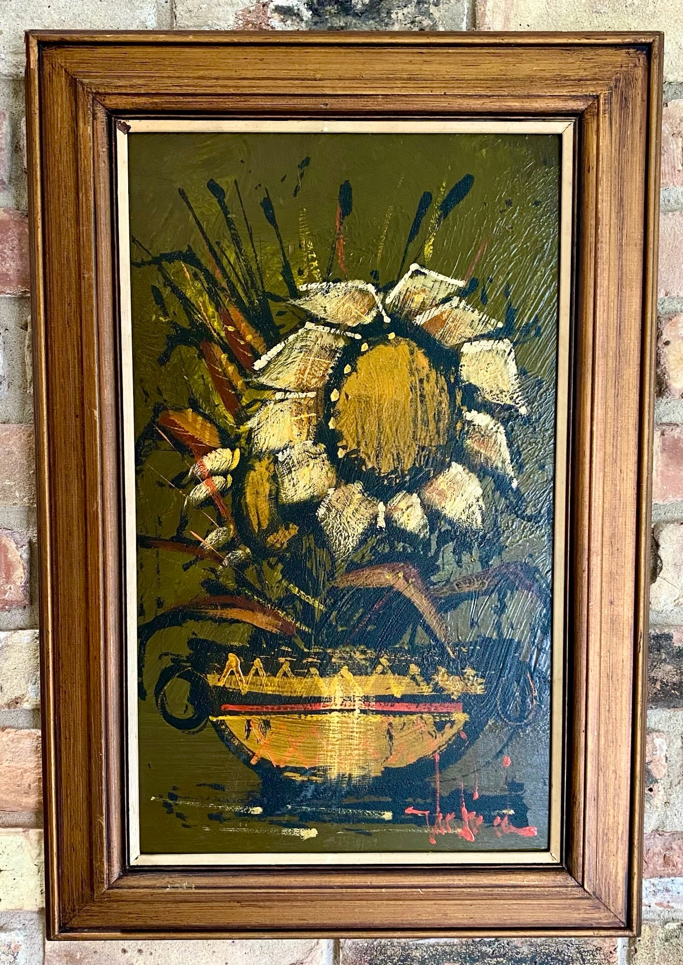【DISCERNMENT】Vintage Painting Box Sleeve T Vintage Retro Mid Century Modern Painting by Van Gaard