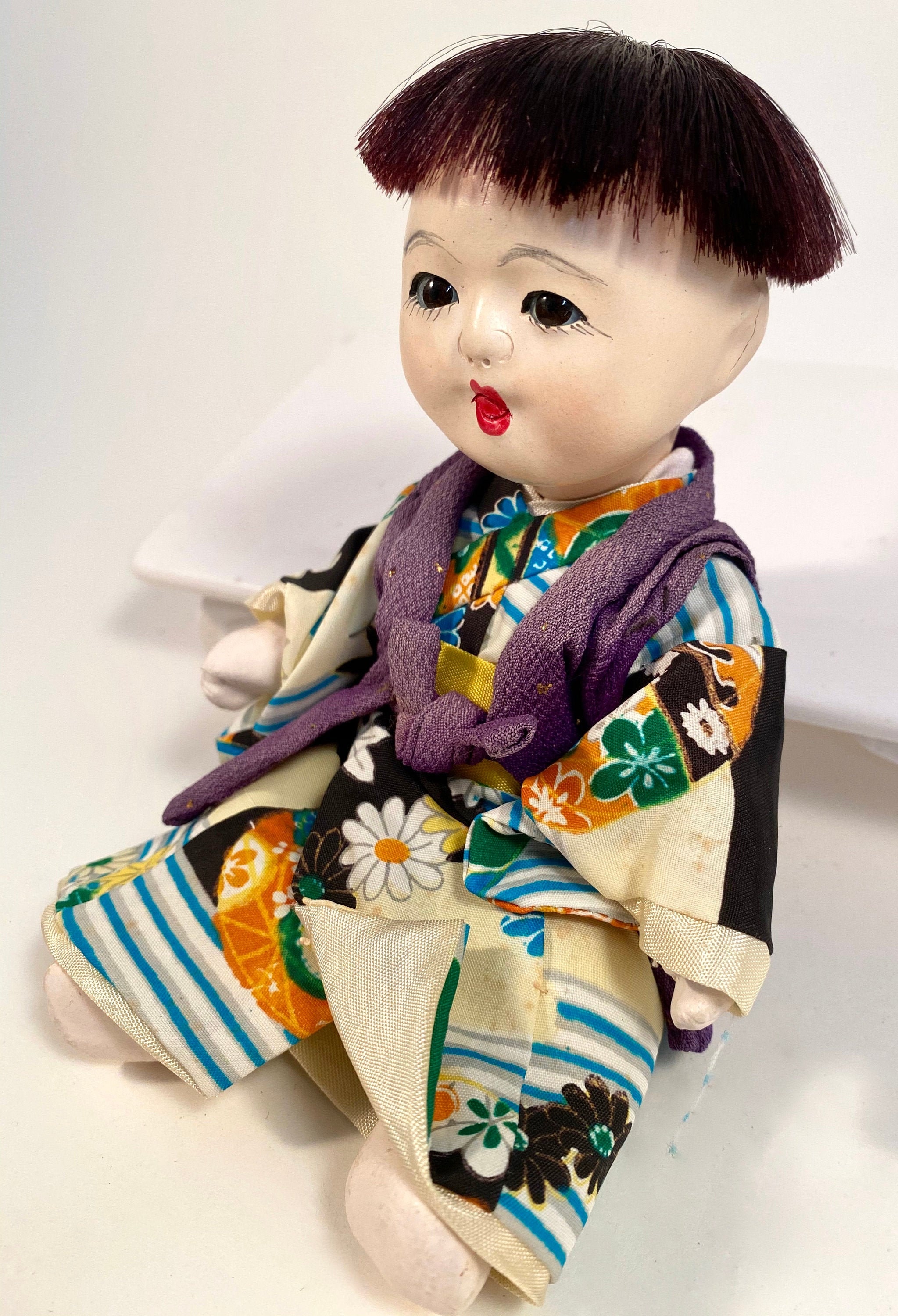 Vintage Japanese Ichimatsu Gofun Baby Doll Adorable Etsy