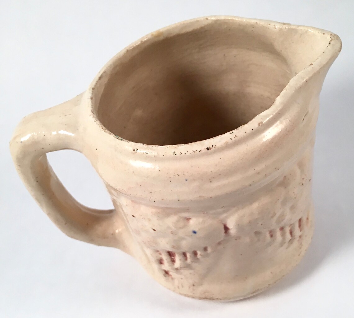 Vintage Brush-McCoy Woodland Pottery Pitcher Creamer Avenue | Etsy