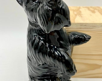 Vintage Gray Scottie Dog Figure Scottish Terrier 5
