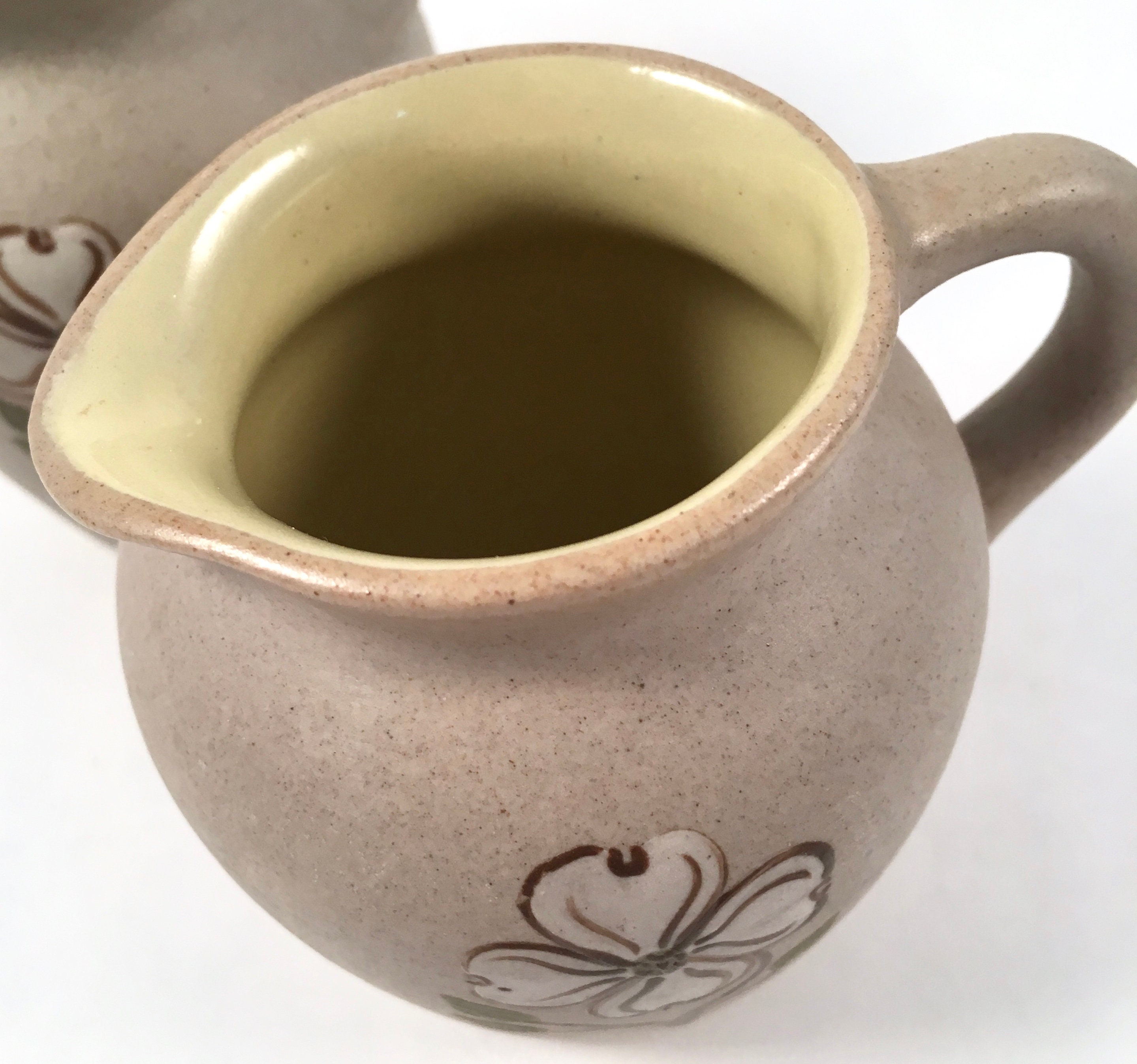 Pigeon Pottery Pitcher and Ginger Jar Creamer Jar Etsy