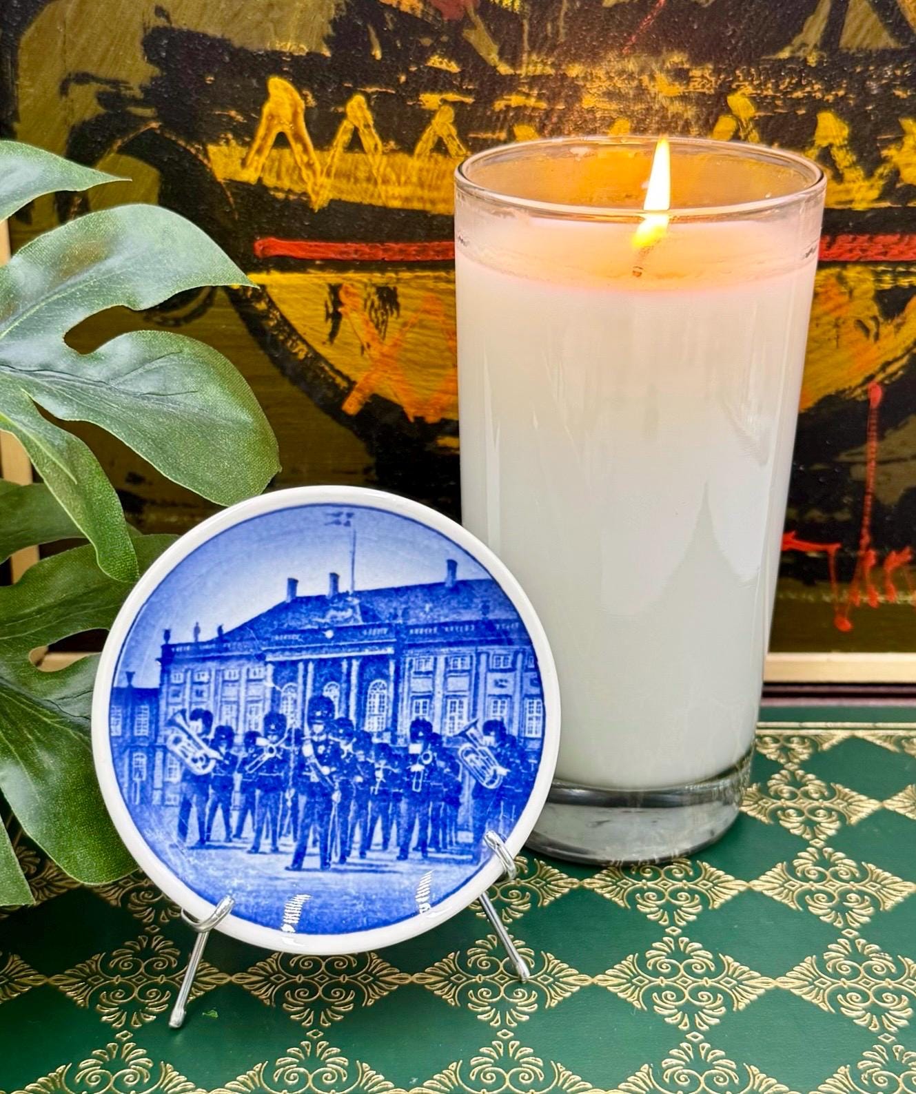 Royal Copenhagen Vagtparade Collectible Mini Plate #69-2010 | Blue