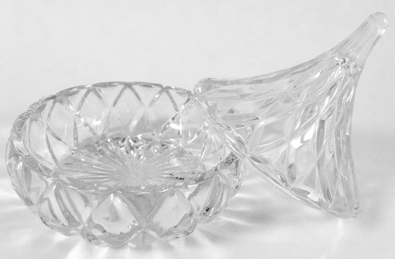 Sweet Vintage Clear Glass | Cut Crystal | Pressed… - image 6