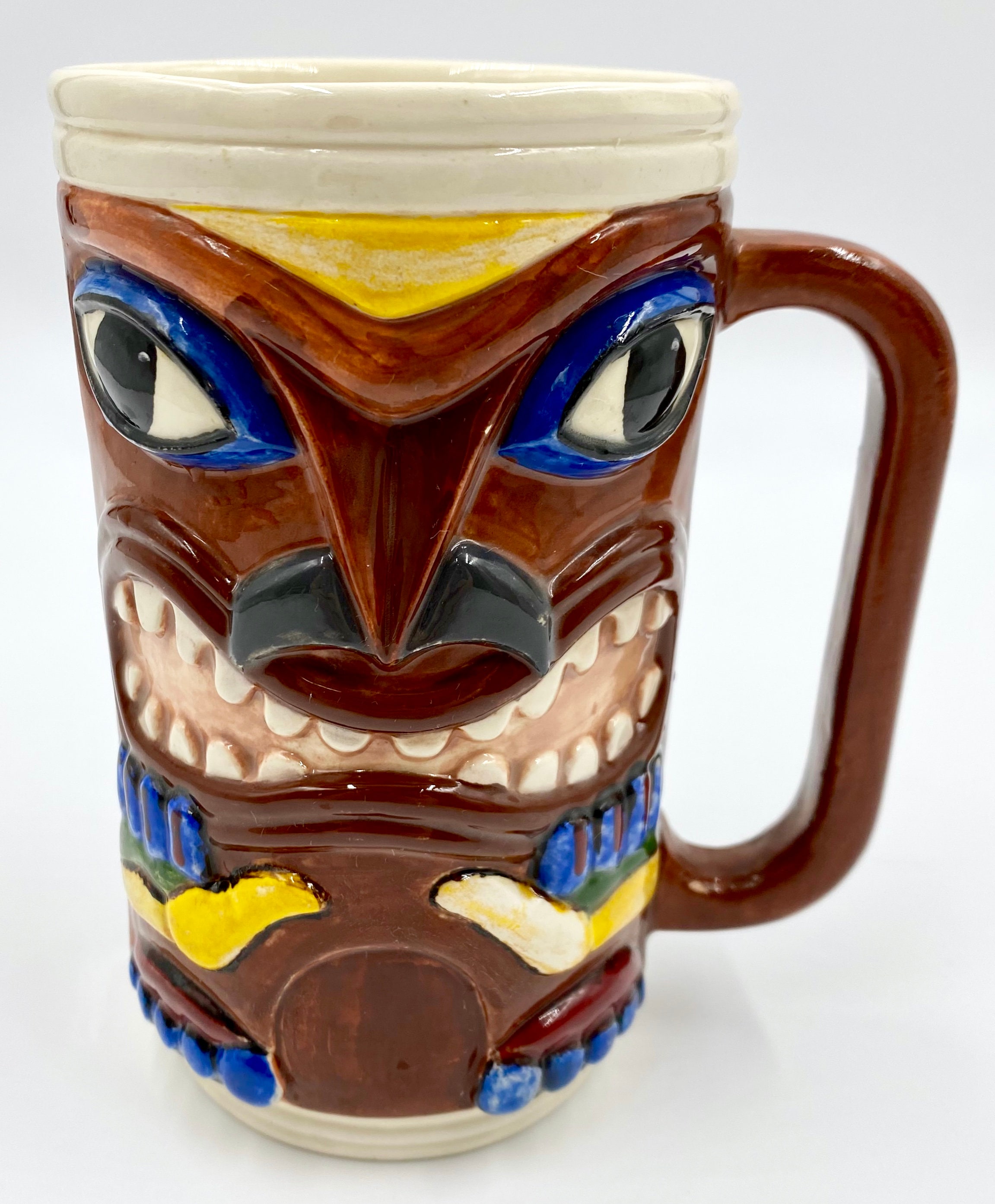  Retro Aloha Tiki Icons Set Reusable Cup Sleeve, Coffee