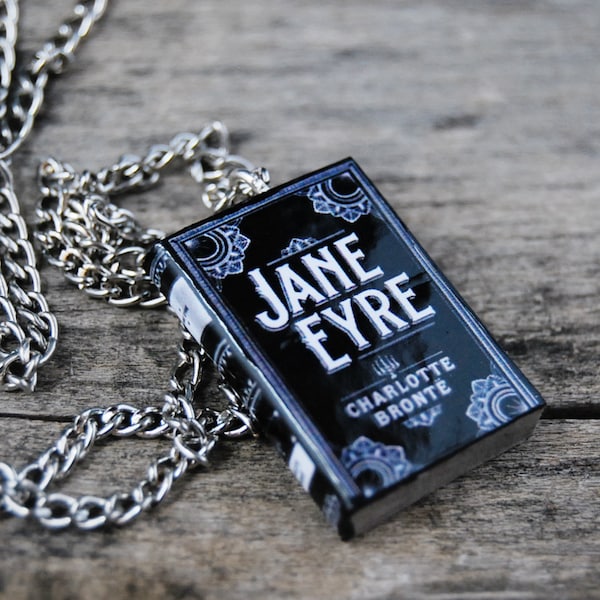 Jane Eyre mini book necklace