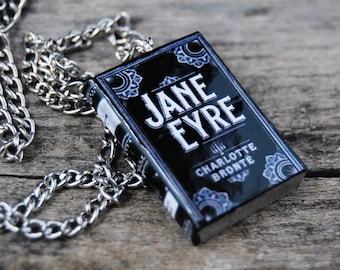 Jane Eyre mini book necklace