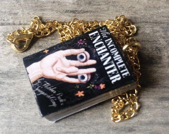 The Incomplete Enchanter's book necklace