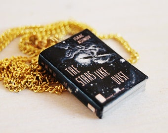 ISAAC ASIMOV'S The Stars Like Dust book necklace