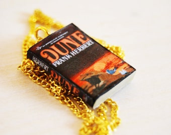 Dune book necklace / Frank Herbert