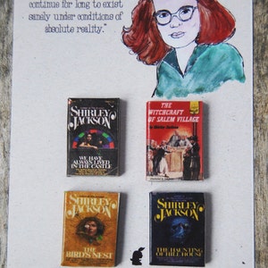 Shirley Jackson's miniature book magnets set image 2