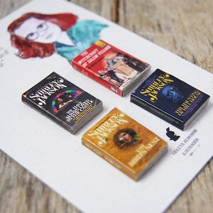 Shirley Jackson&#39;s miniature book magnets set