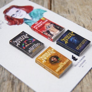 Shirley Jackson's miniature book magnets set image 1