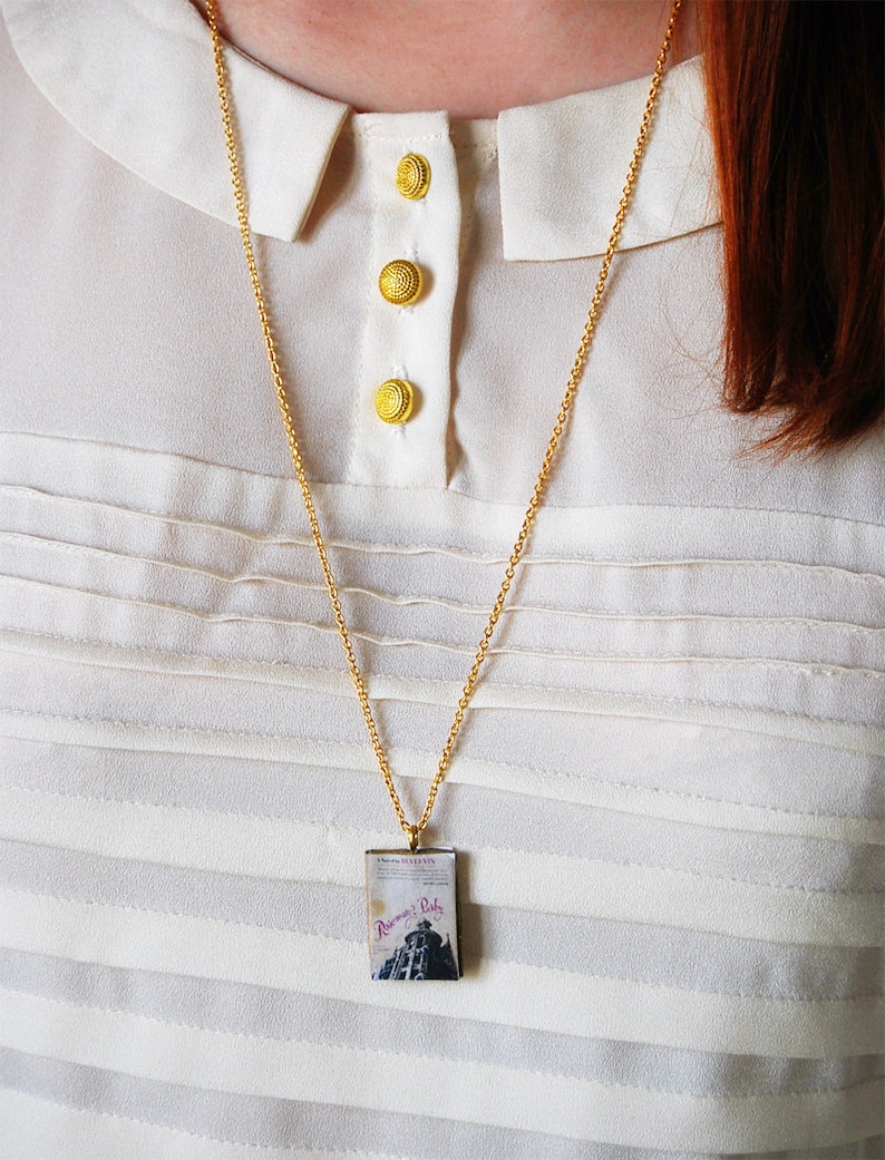 Rosemary's Baby Mini Book Necklace Etsy
