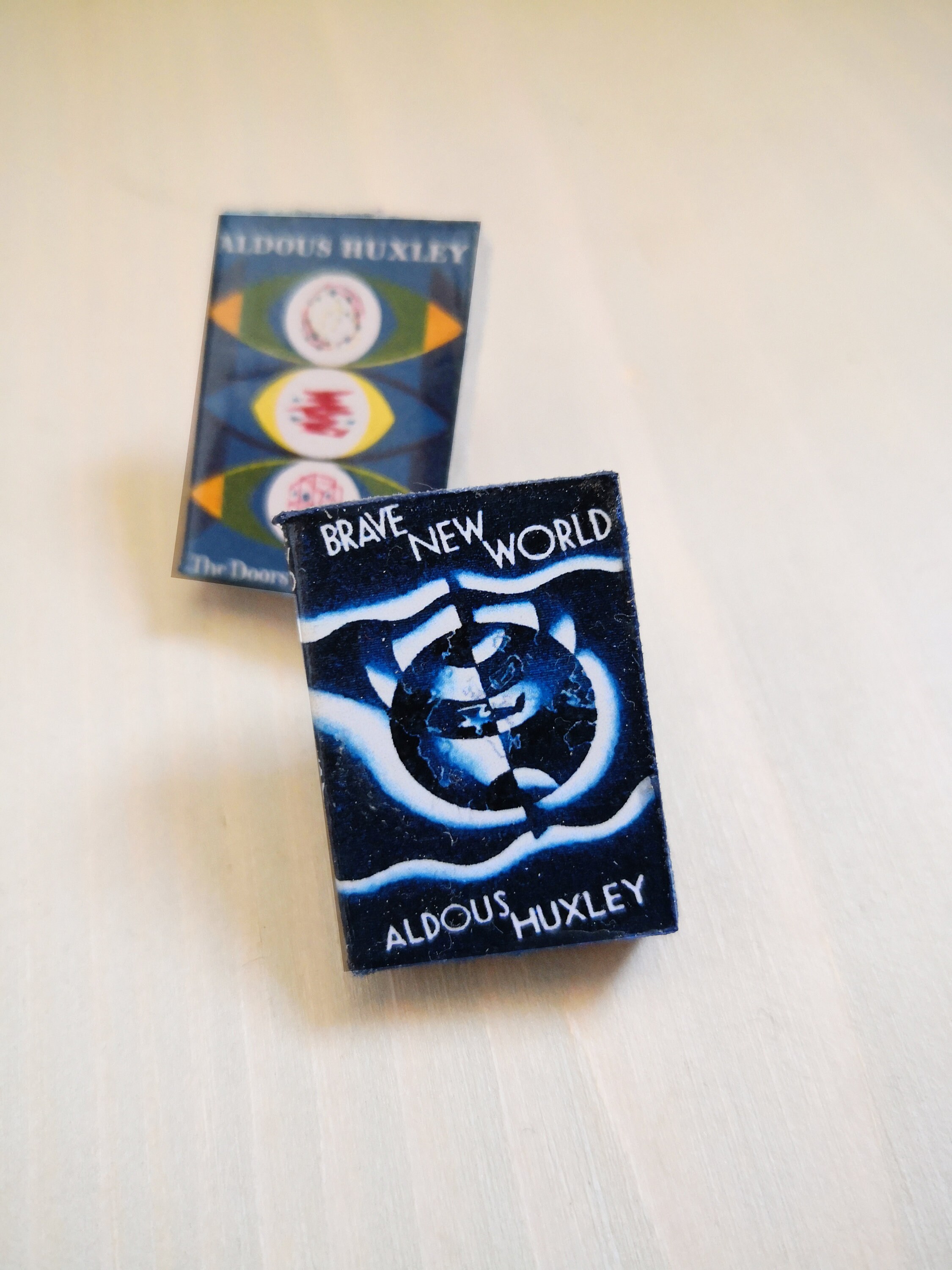 LiteraryEmporium Brave New World Enamel Pin - Book Pin - Dystopian Literature Collection - Book Lover - Aldous Huxley - Lapel Pin - Resist