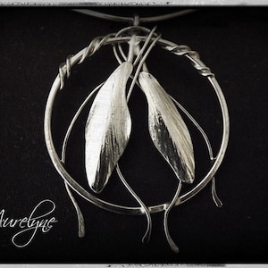 Necklace stainless steel Monshō dreamy fairytale Asian Bamboo plant
