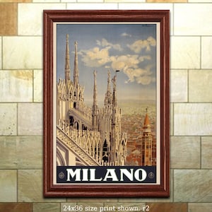 Vintage Italian Milan Zapparoli Panatone Advertisement Poster A3/A4 Print