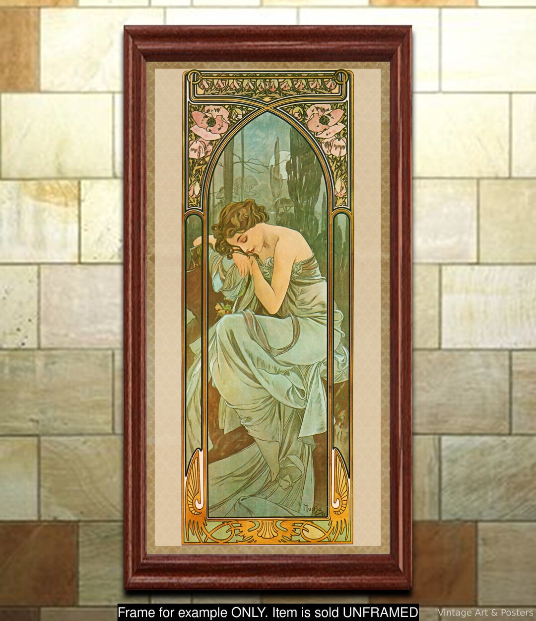 【額装セット】【DEATH NYC】Snoopy ×Alphonse Mucha 額装セット】【DEATH NYC】Snoopy ×Alphonse Mucha 額装セット