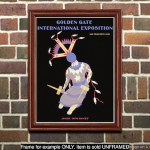 Vintage Art Print: Golden Gate Exposition Poster 1939