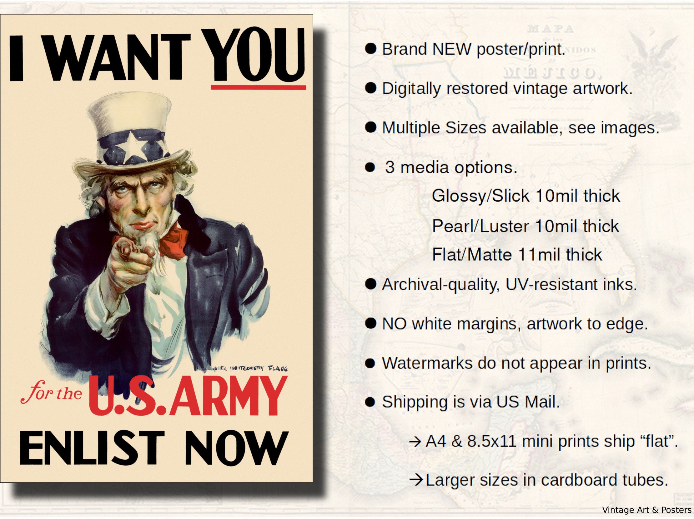 We Want You Poster No Words
