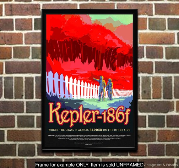 Kepler -16b. NASA JPL Space Tourism Travel Poster Kepler -16b. NASA JPL Space Tourism Travel Poster
