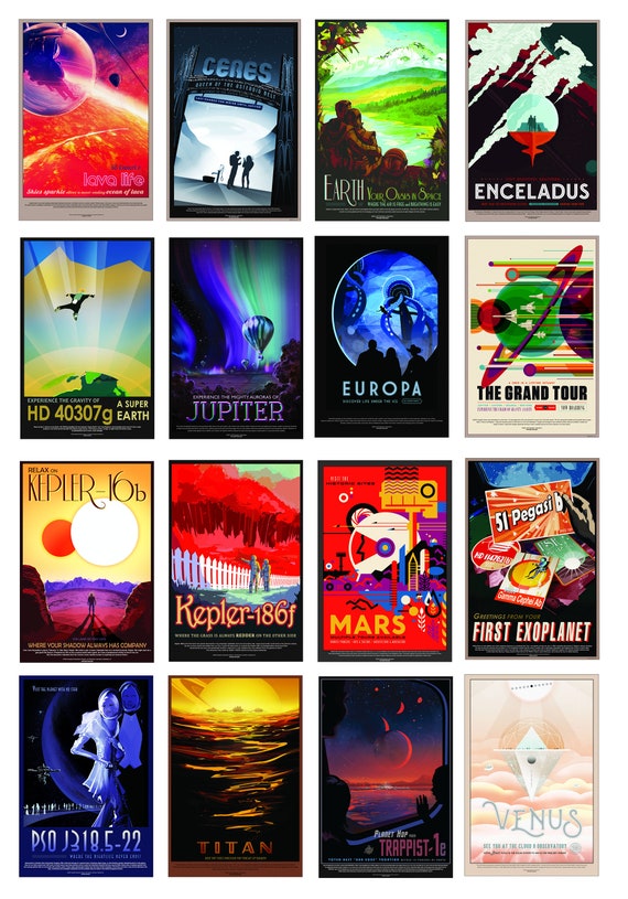 Kepler -16b. NASA JPL Space Tourism Travel Poster Kepler -16b. NASA JPL Space Tourism Travel Poster