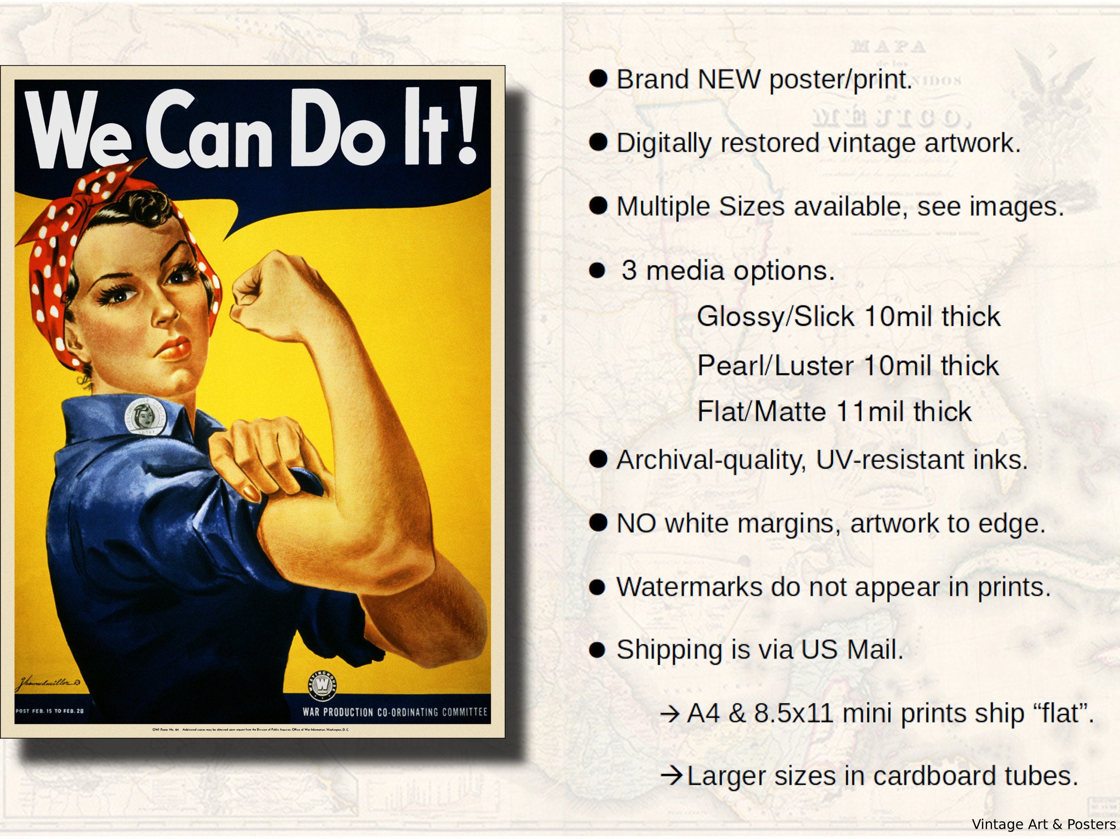 We Can! Posters 3 未使用品
