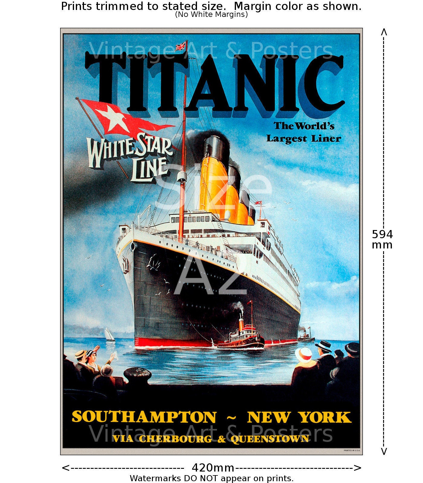 TITANIC VINTAGE POSTERS – Titanic Museum Attraction