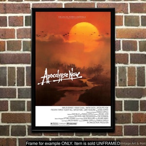 Movie Poster Apocalypse Now Vintage Film Art Print Lobby Card for Media Movie Room Decor, Wall Art 653 image 1