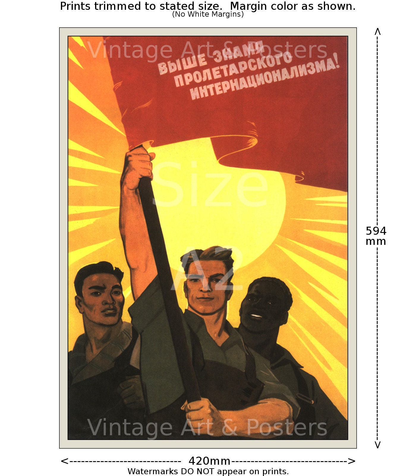 Soviet Propaganda Poster: 