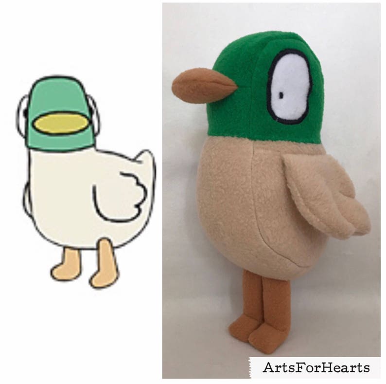 sarah and duck stuffed animal