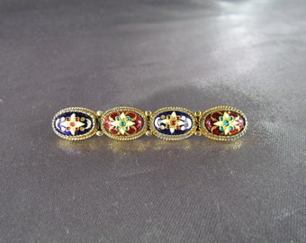 MICHAELA FREY TEAM Vintage Rigid 24-carat Fired Enamel Bracelet