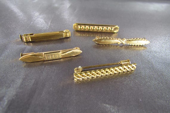 Lot De 5 Broches Anciennes Différentes - Matières Diverses - Occasion - Collection Vintage