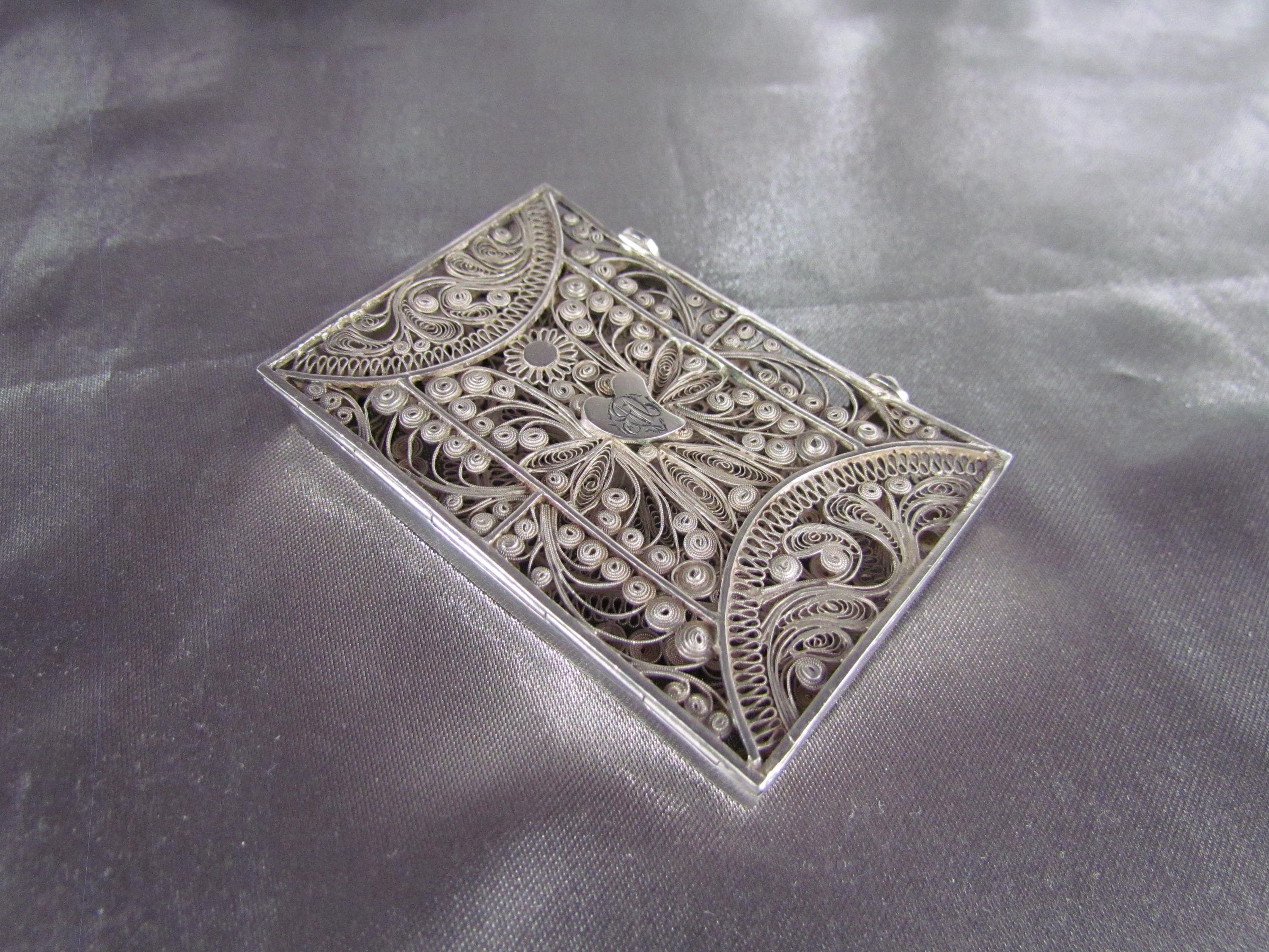 925 silver card case - Etsy 日本