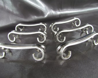 Vintage Silver Plated Knife Holder, Set of 6 Designer Knife Rests