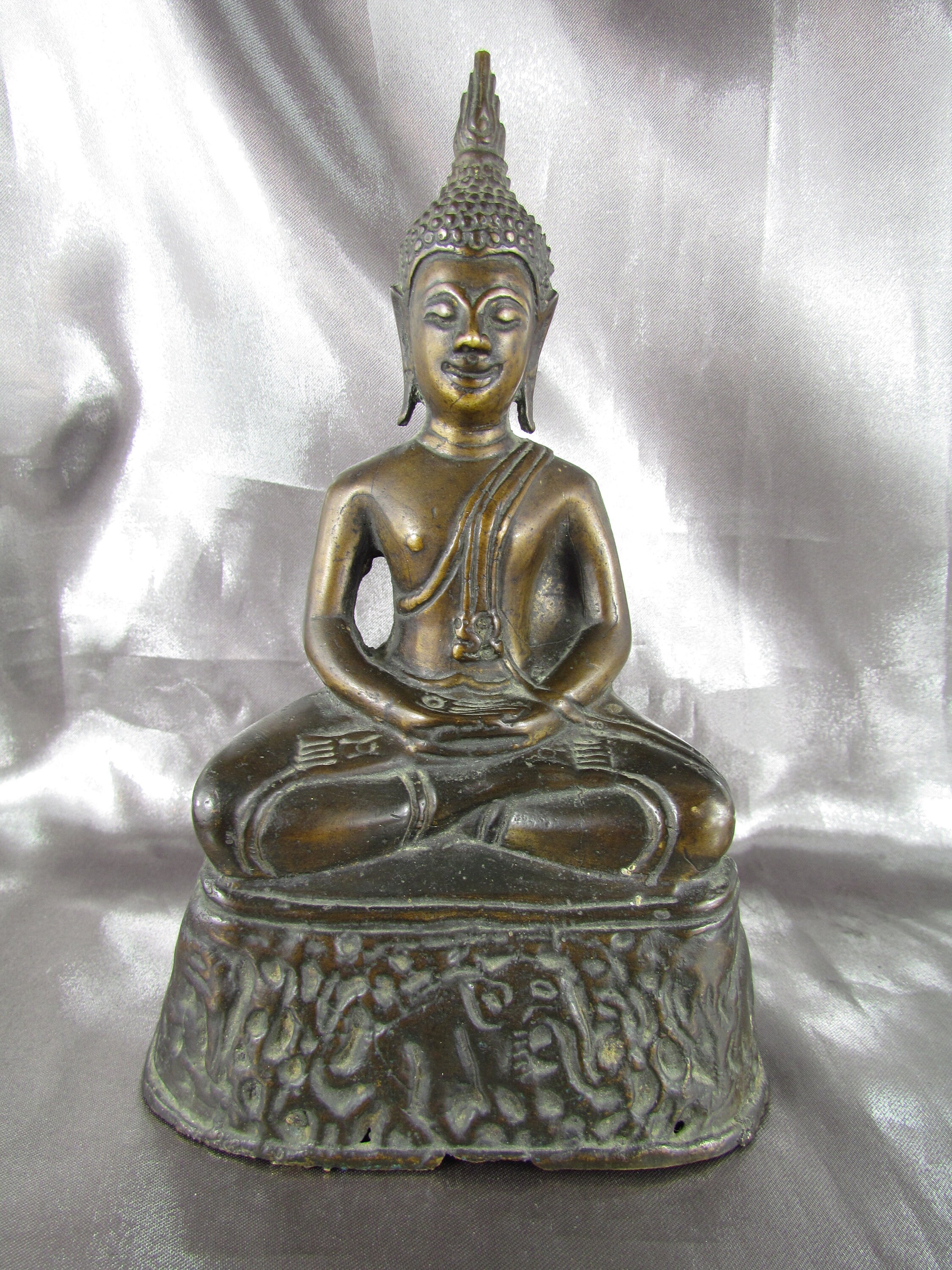 Bouddha Bronze Ancien Tibet Népal