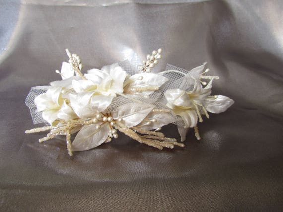 1950's Vintage FRENCH Crown Tiara Wedding. Wedding