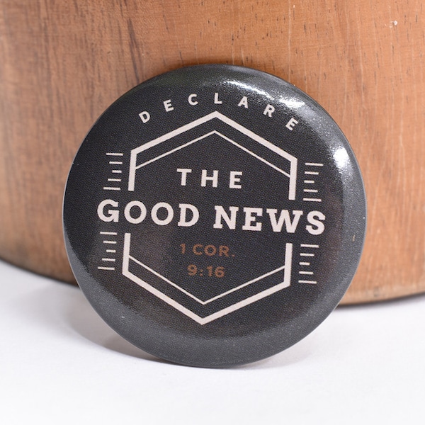 5 Pack, Declare the Good News Buttons, JW Gift Shop, HappierToGive, 2024 Convention Gifts, Pins