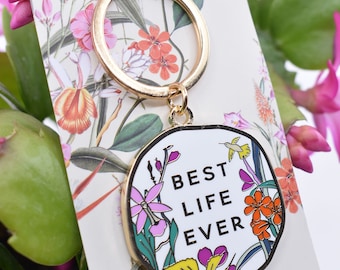 Best Life Ever Enamel Keychain : JW Gift Ideas, Pioneer Gift, Small Gifts