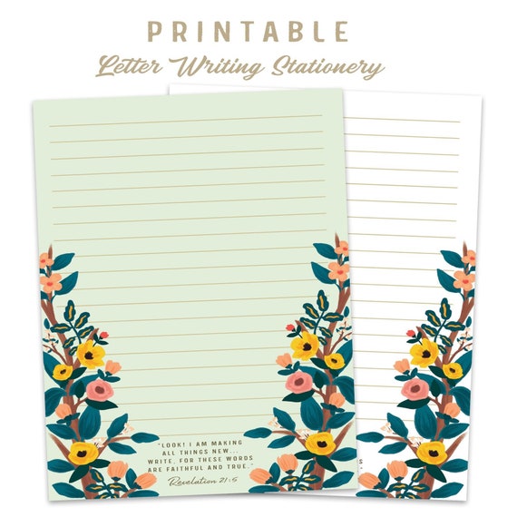 JW Letter Writing Stationery Printable Download Ministry